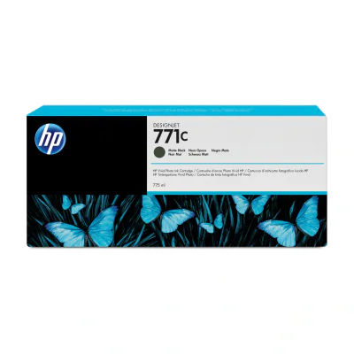 HP 771C 775-ml Matte Black DesignJet Ink Cartridge, HP DesignJet Z6200 Photo Printer series, HP DesignJet Z6610 Photo Production Printer, HP DesignJet..., Thermal inkjet, Black, Small medium business, Japan, Singapore, 324 mm