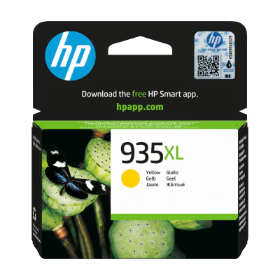 Cartuș cerneală HP 935XL, galben, capacitate mare (XL), original, 825 pagini, 9,5 ml
