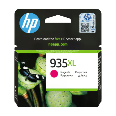 HP 935XL High Yield Magenta Original Ink Cartridge, High (XL) Yield, Magenta, Pigment-based ink, 1 pc(s), 825 pages