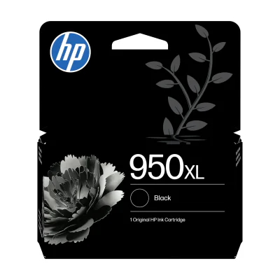 HP 950XL High Yield Black Original Ink Cartridge, Black, Pigment-based ink, 53 ml, 1 pc(s), 1650 pages, Single pack