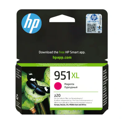 HP 951XL High Yield Magenta Original Ink Cartridge, Magenta, Pigment-based ink, 17 ml, 1 pc(s), 1500 pages