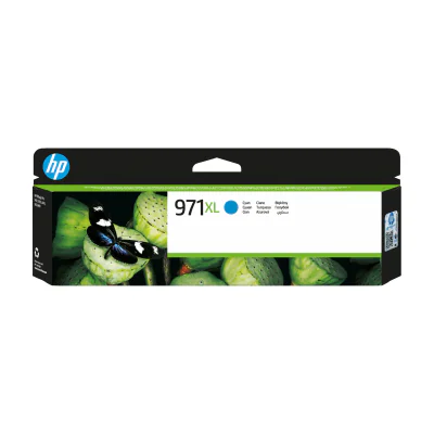 HP 971XL High Yield Cyan Original Ink Cartridge, High (XL) Yield, Cyan, Pigment-based ink, 1 ml, 1 pc(s), 6600 pages