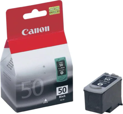Canon PG-50BK High Yield Black Ink Cartridge, Black, Pigment-based ink, 1 pc(s)