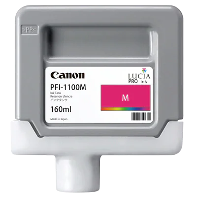 Canon PFI-1100M, Magenta, Pigment-based ink, 160 ml