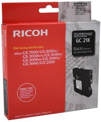 Ricoh Regular Yield Gel Cartridge Black 1.5k, Black, Pigment-based ink, 1 pc(s)