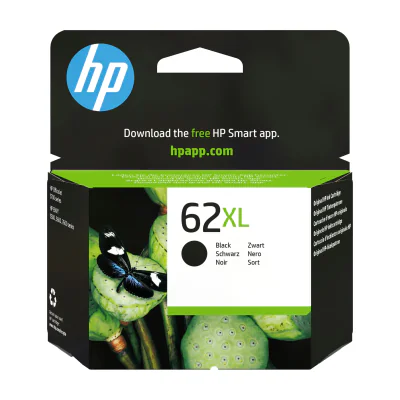 Cartuș imprimantă HP 62XL, negru, capacitate mare, original, 600 pagini
