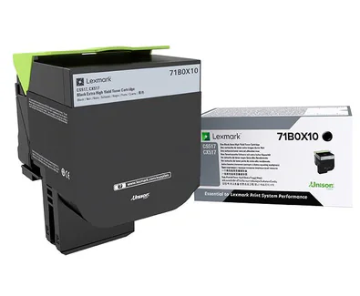 Cartus toner Lexmark 71B0X10, black, High Yeld 8 k, CX517de, CS517de
