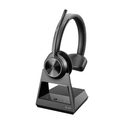Cască Office HP Poly Savi 7310-M DECT 1880-1900 MHz, mono, microfon boom cu anulare zgomot, autonomie 13 ore convorbire, bază de încărcare, Black