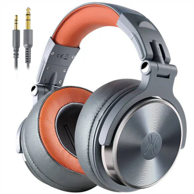 Casca OneOdio cu fir detasabil, tip over ear, utilizare profesionala, DJ, conectare prin Jack 3.5 mm | Jack 6.35 mm, difuzor 40 mm, impedanta 32 Ohm, negru | rosu, "A71-Red"