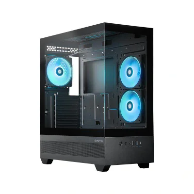 CASE MIDITOWER ATX W/O PSU/VISTA GT-01B-OP CHIEFTEC