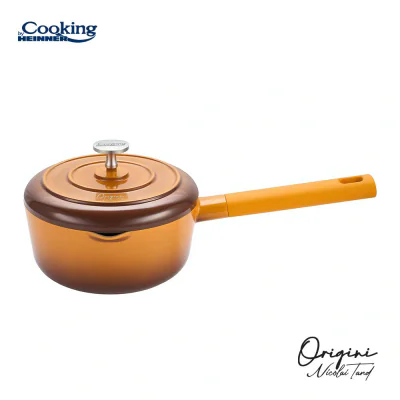CASEROLA ALUMINIU TURNAT + CAPAC 18x8.5 CM, 1.8 L, NICOLAI TAND, ORIGINI, COOKING BY HEINNER