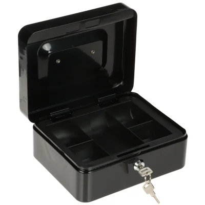 Casetă metalică pentru bani MALATEC BOX-150-V2, negru