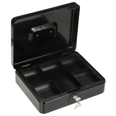 Casetă metalică pentru bani MALATEC BOX-300-V2, negru