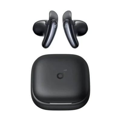 Casti Anker "Soundcore Liberty Buds", Semi in-ear, utilizare multimedia, Bluetooth 6.1, durata baterie pana la 30 ore, ANC adaptiv, negru, "D1200G11" - 0194644269449