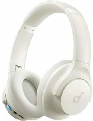 Casti Anker "Soundcore Q11i", Over-Ear, utilizare multimedia, Bluetooth 5.3, durata baterie pana la 60 ore, difuzor 40mm, alb, "A3005G21" - 194644287276
