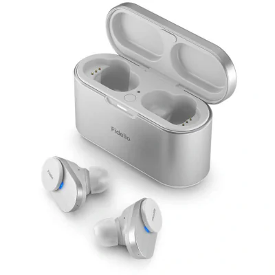 Casti audio true wireless Philips Fidelio T1WT/00, Alb, "T1WT/00"