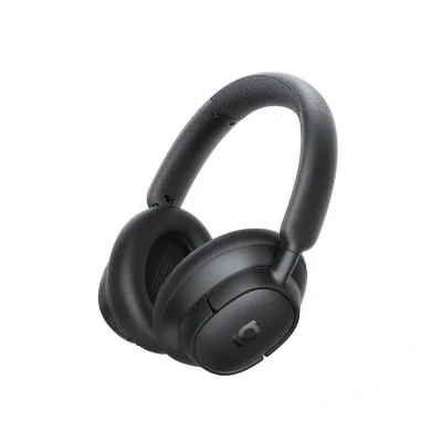 CASTI Baseus Bowie Bass BH1 NC Wireless Noise Cancelling, over ear, 40mm Dynamic Drivers, autonomie 80 ore, microfon pe casca, conectare prin Bluetooth 6.0, negru "A0203703" - 6932172696993
