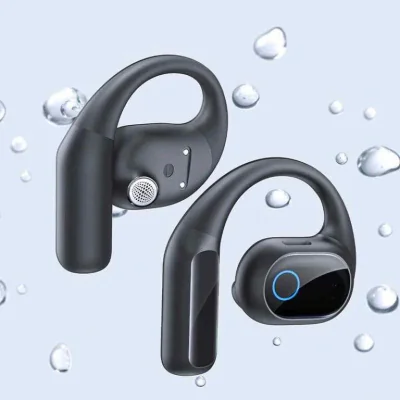 CASTI Baseus Bowie Eli 2i Fit Open-Ear True Wireless, on ear, pt smartphone, microfon pe casca, conectare prin Bluetooth 6.0, alb "A0102603" - 6932172696924