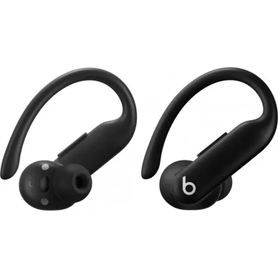 Căști Beats Powerbeats Fit cu anulare activă a zgomotului, in-ear, Jet Black