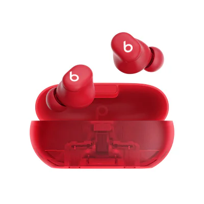 Căști Beats Solo Buds, in-ear, Transparent Red