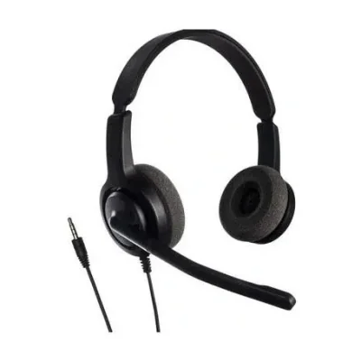 Casti cu microfon Axtel Voice PC28 duo NC, call center, negru