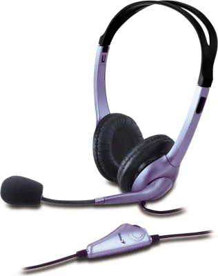 Casti cu microfon Genius HS-04S, negru