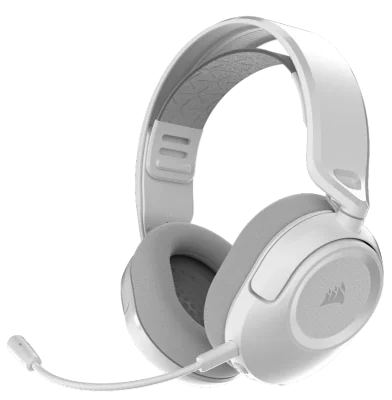 Casti Da Head-band CORSAIR HS35 v3, Wireless/Wired, Nu, Alb