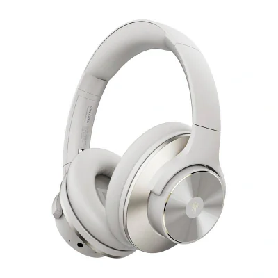 Casti OneOdio "A10", Over-Ear, utilizare multimedia, Bluetooth 5.3 | fir Jack 3.5mm, impedanta 32 Ohm, multi-point connection, hybrid ANC, pana la 50 de ore, difuzor 40mm, alb, "A10-White"