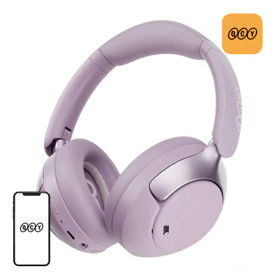 Căști fără fir QCY H3 pro ANC (violet)