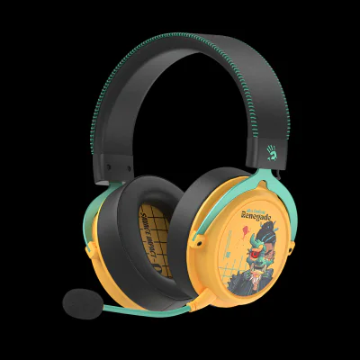 Casti gaming Bloody Bluetooth v5.3 + 2.4GHz + Wired Multi-Mode Connection Headset Renegade Sunset "MR595 Renegade Sunset" 4711421 000307