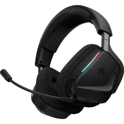 Casti Gaming Head-band CORSAIR VOID v2 MAX WIRELESS, Fara Fir, noise-canceling, Alb