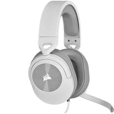 Casti Gaming Head-band Corsair HS55 SURROUND, Wired, Alb