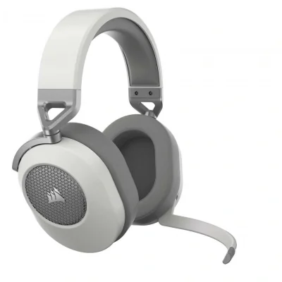 Casti Gaming Head-band Corsair HS65, Wireless, Alb