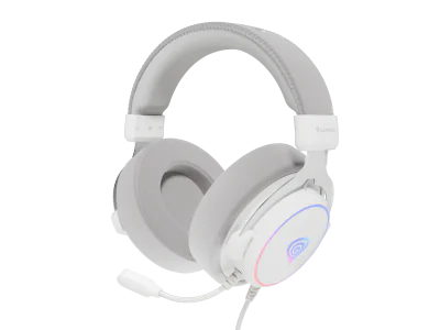 Casti Gaming Head-band Genesis Neon 764, Wired, Alb
