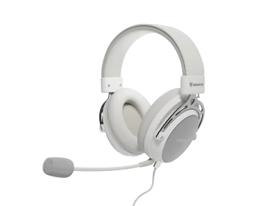 Casti Gaming Head-band Genesis Toron 301, Wired, Alb