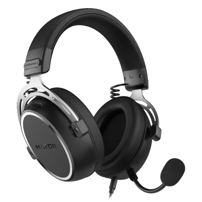 Casti Gaming Head-band HATOR HYPERGANG 3 Hi-Res, Wired, Negru