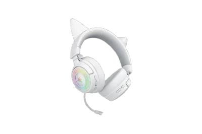 Casti Gaming Head-band Razer Kraken Kitty V3 Pro, wireless, Alb
