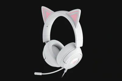 Casti Gaming Head-band Razer Kraken Kitty V3 X, Wired, Alb