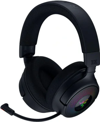 Casti Gaming Head-band Razer Kraken V4, Wireless, Negru