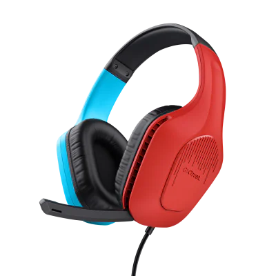 Casti Gaming Head-band Trust GXT 416S Zirox, Wired, Multicolor