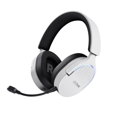Casti Gaming Head-band Trust GXT 491W Fayzo, Wireless, Alb