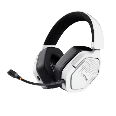 Casti Gaming Head-band Trust GXT 493W Carus, Wireless, Alb