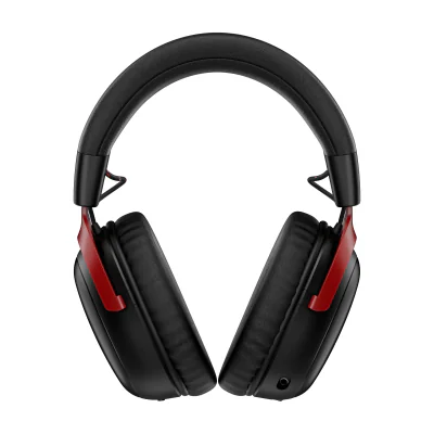 Căști Gaming HP HyperX Cloud III S Wireless, microfon detașabil, autonomie 120 h, Bluetooth 5,3, Red