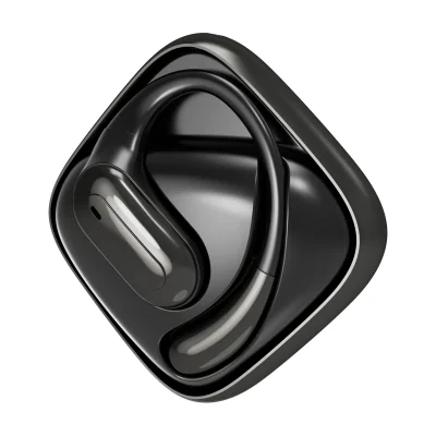 CASTI Gembird, wireless, open-ear - butoni, pt smartphone, microfon pe casca, conectare prin Bluetooth 5, alb, USB-C, "OWS-01-W", (include TV 0.15 lei)