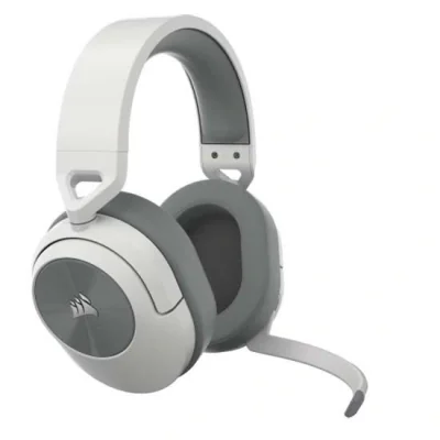 Casti Head-band CORSAIR HS55 WIRELESS, Fara Fir, Alb