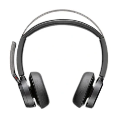 Casti Head-band HP Voyager Focus 2, Fara Fir, noise-canceling, Negru