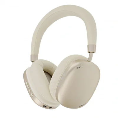 Casti Head-band Tellur Shade, Fara Fir, noise-canceling, Bej