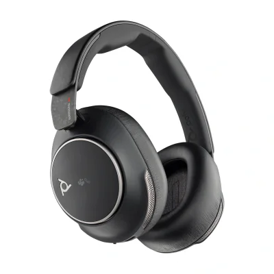 HP Poly Voyager Surround 80 UC Microsoft Teams Certified USB-C Headset +USB-C/A Adapter, Wireless, Music/Everyday, 275 g, Headset, Black
