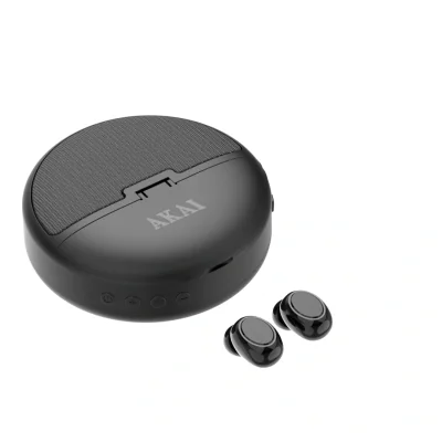 Casti In-ear AKAI BTE-J500BT, Wireless, Negru