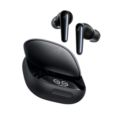 Casti In-ear ANKER Liberty 4 Pro, Fara Fir, noise-canceling, Negru